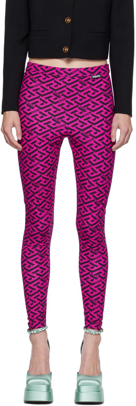 versace greca leggings|versace leggings on sale.